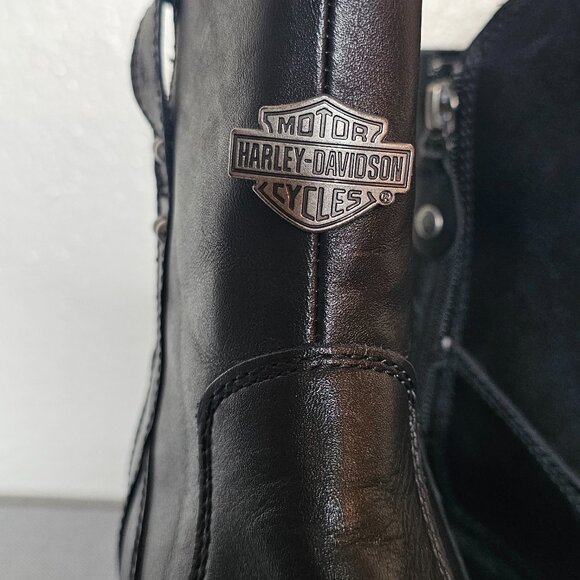 Harley-Davidson® Women's Camfield 5-In Leather Motorcycle Safety Boots - Picture 3 of 10